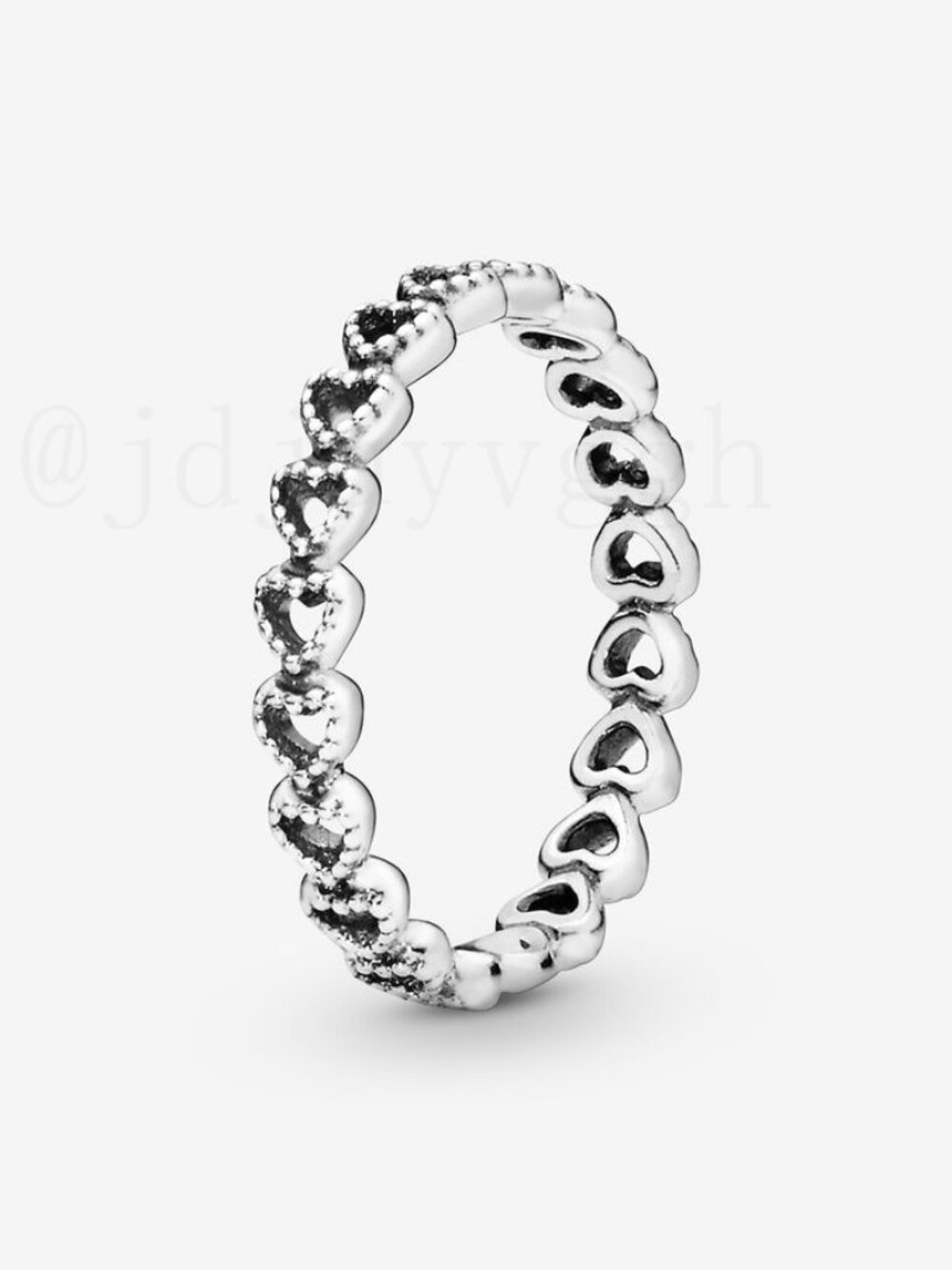 Pandora Band of Hearts Ring